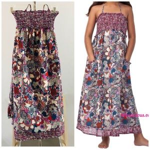 Liberty of London x Target Girls Smocked Maxi Sm.